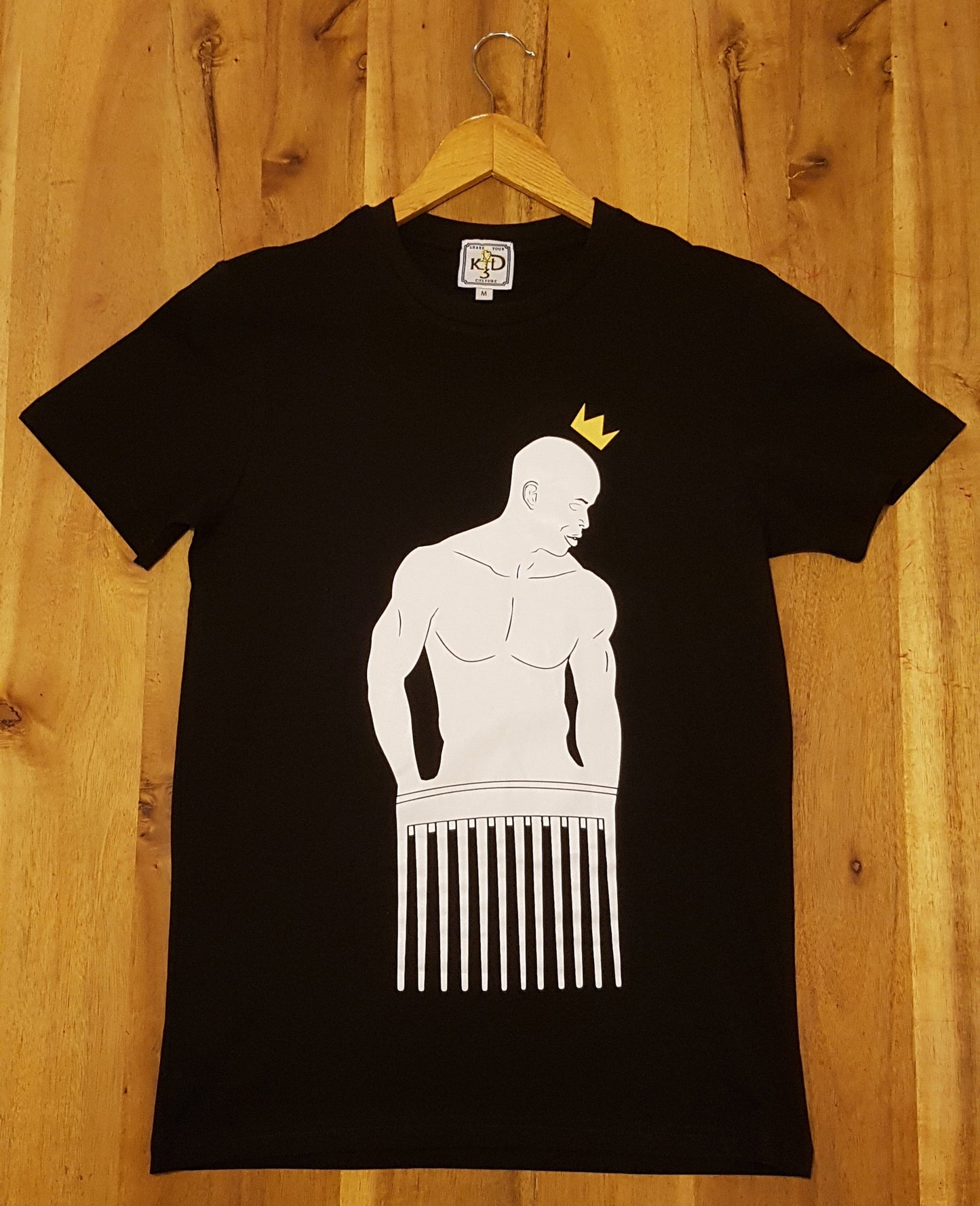 Men's | Cultured King T-Shirt – Black (Unisex)