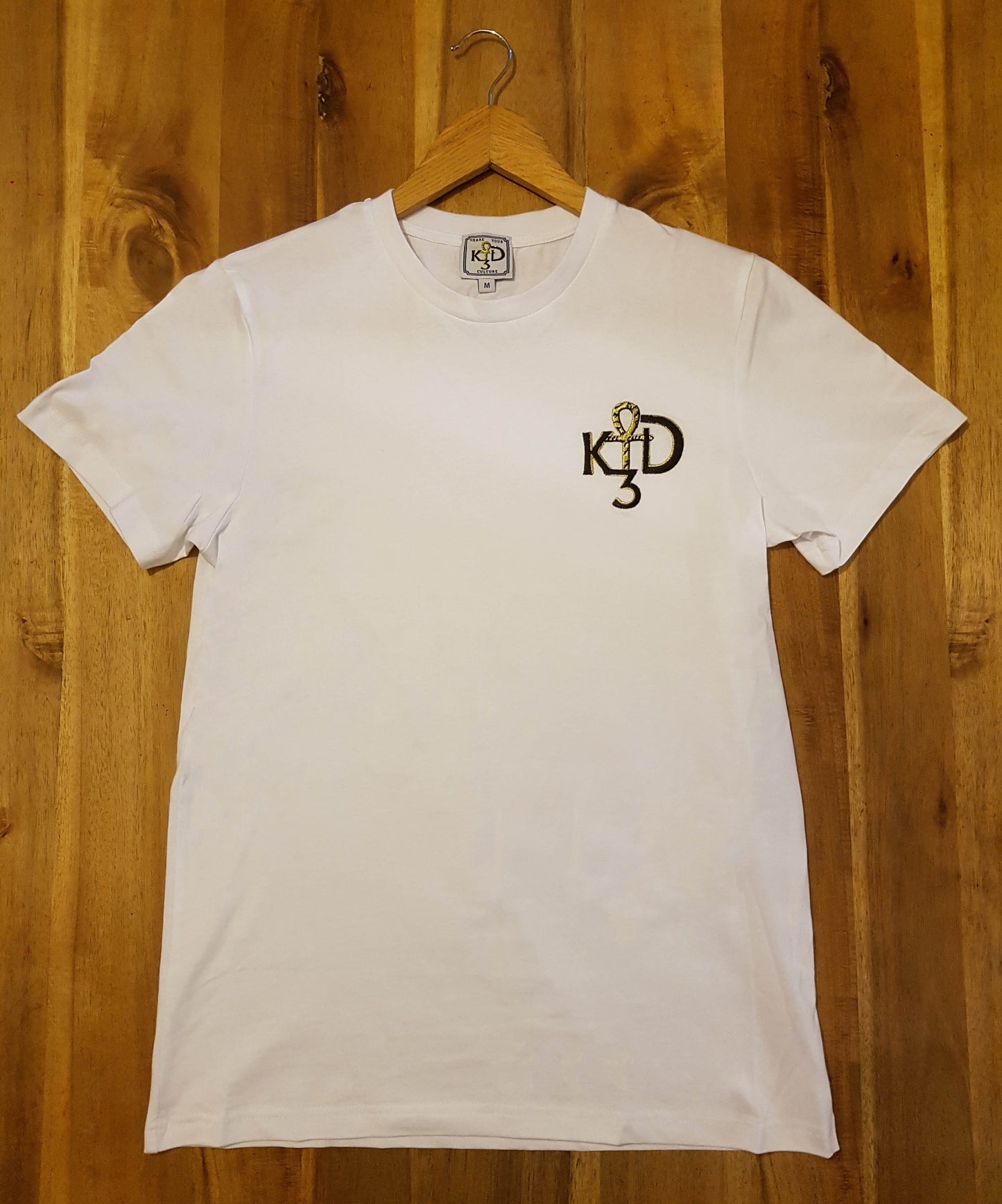 Men's K3D Logo T-Shirt – White (Unisex)